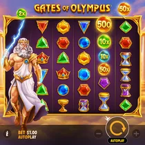 HugoBets - Gates of Olympus Slot - Mythologische Avonturen